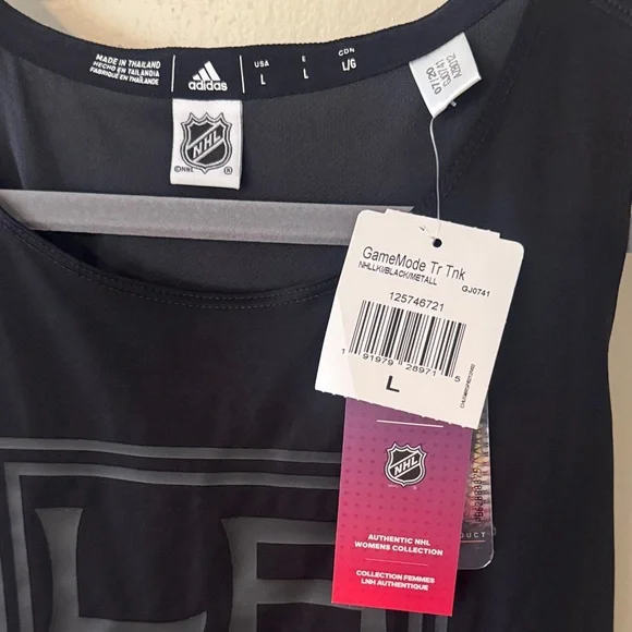 NWT! Adidas x LA Kings Tank Top - Picture 2 of 3